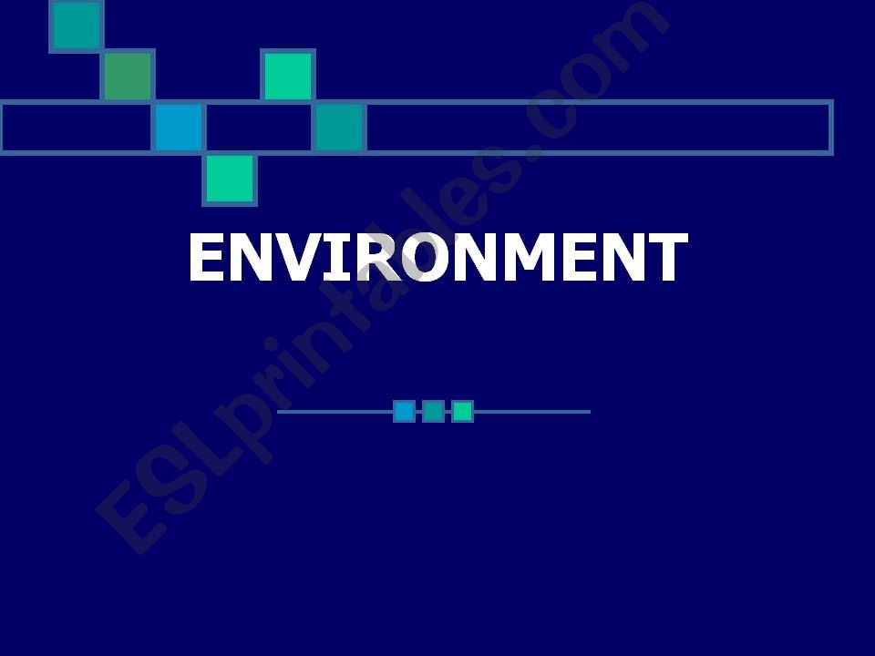 Environment Game powerpoint