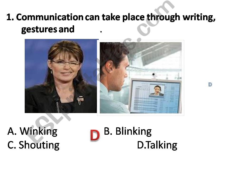 communication quiz 1 powerpoint