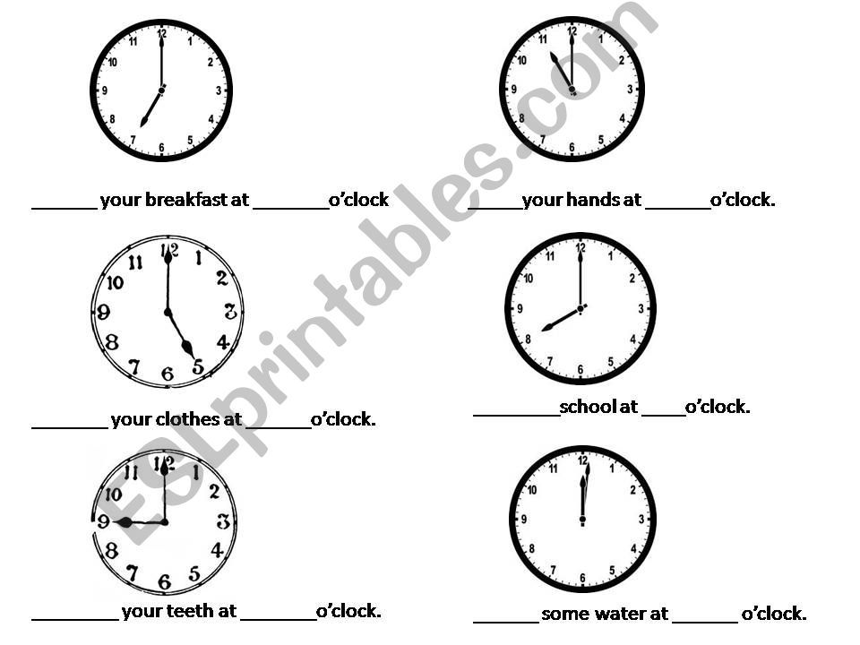 time and daily routin powerpoint