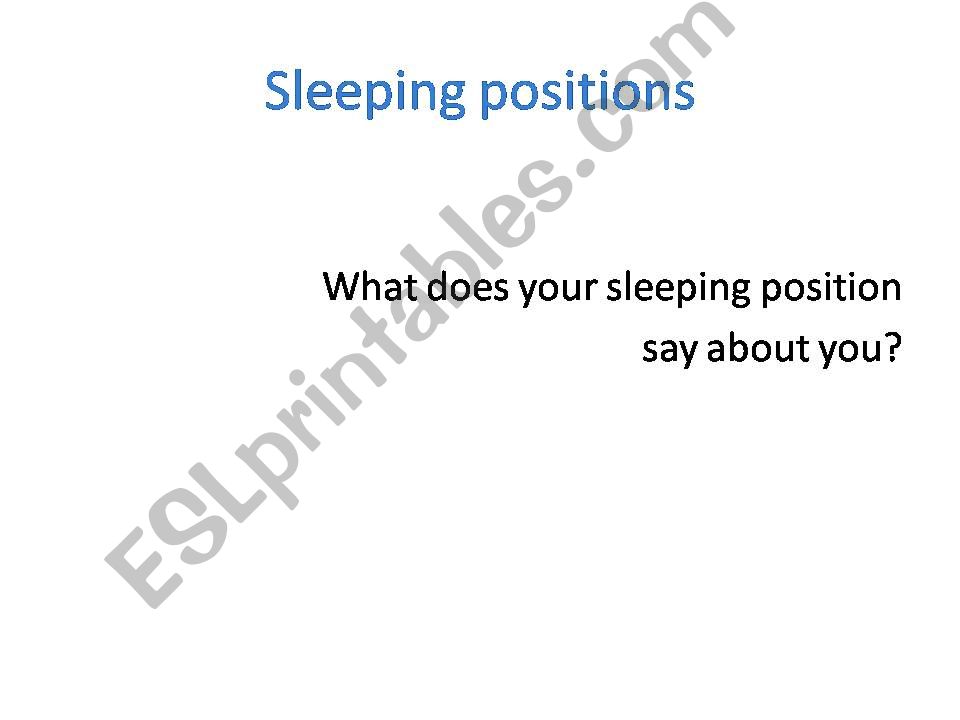 Sleep presentation part 2 powerpoint