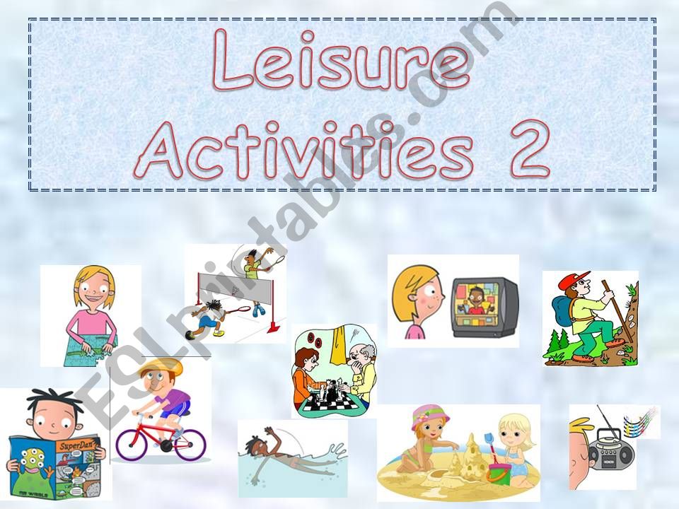Leisure Activities (1) powerpoint