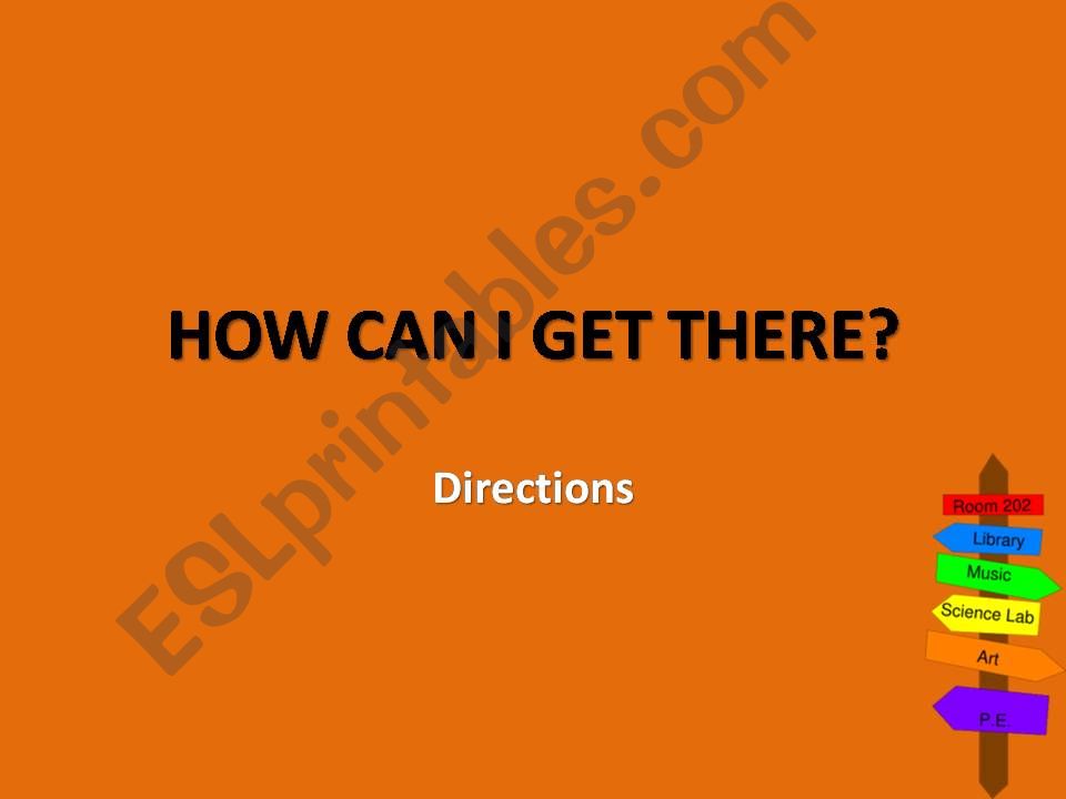 Directions powerpoint