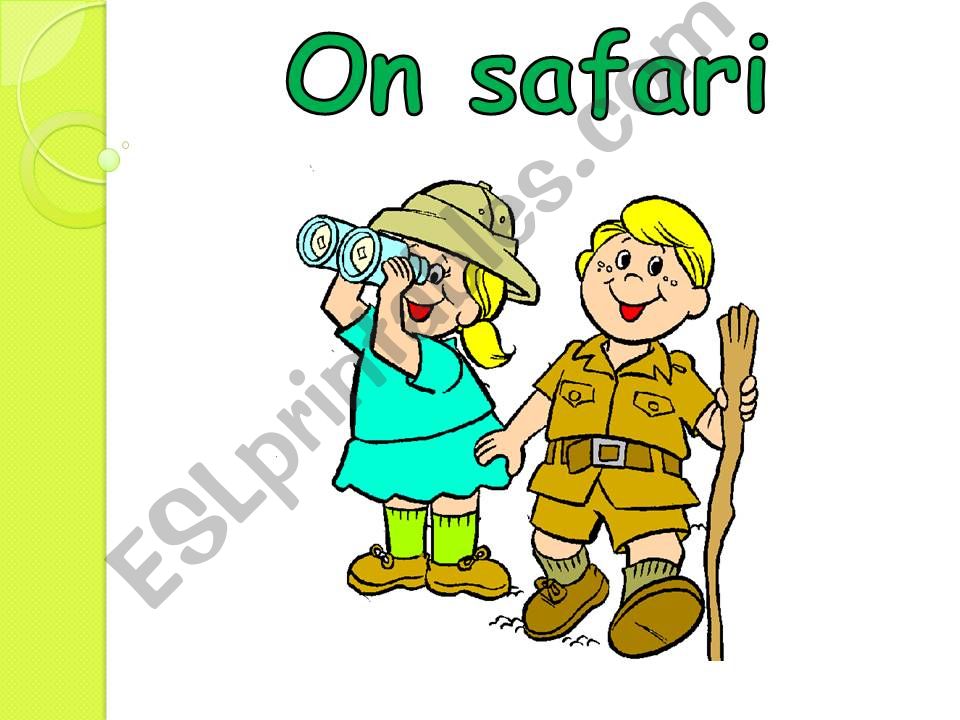 On safari powerpoint