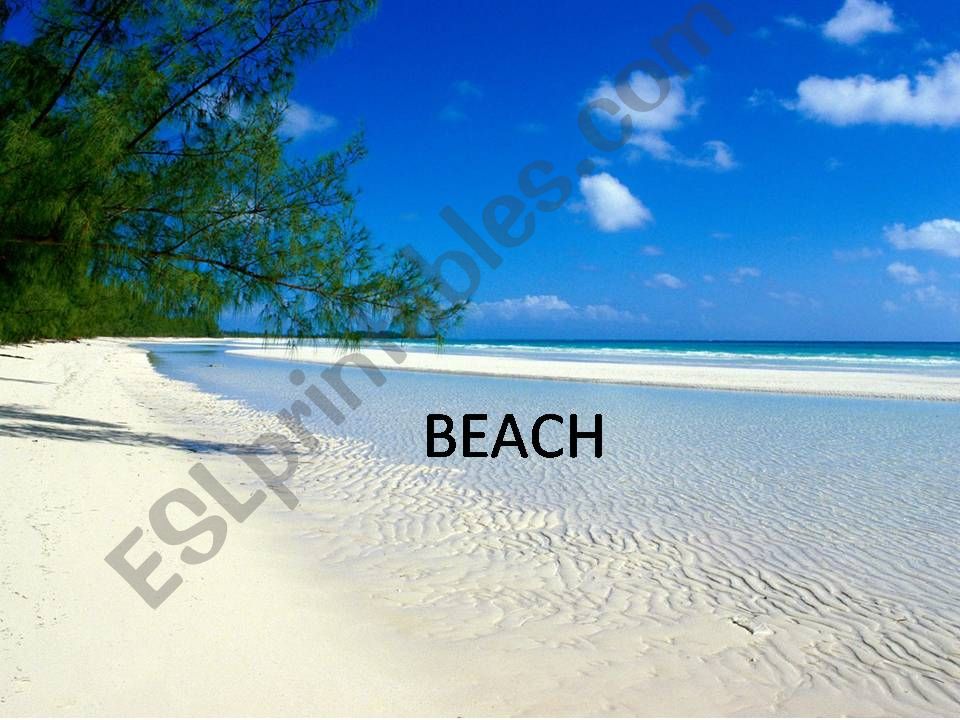 PLACES FOR VACATION powerpoint