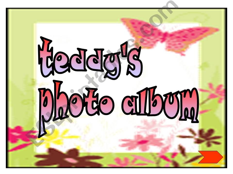 teddys photo album (past simple)