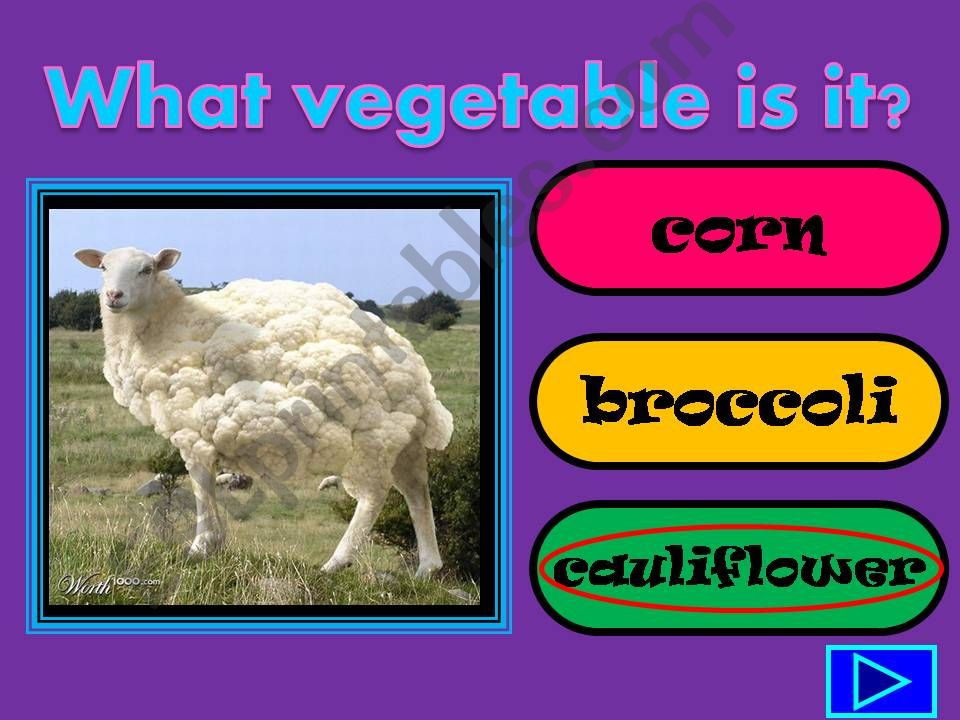 Vegetables Part 1 powerpoint