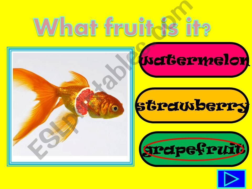 Fruits Part 2 powerpoint