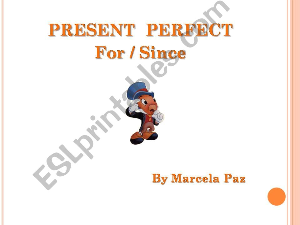 Present Perfect powerpoint