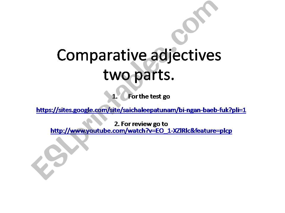 comparative adjectives powerpoint