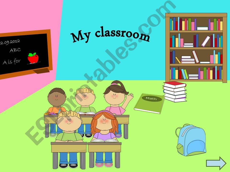 Classroom objects {animated with sound effects}
