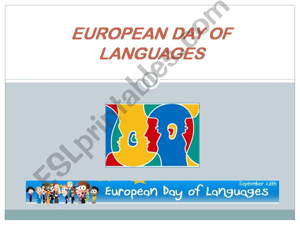 European Day of Languages powerpoint