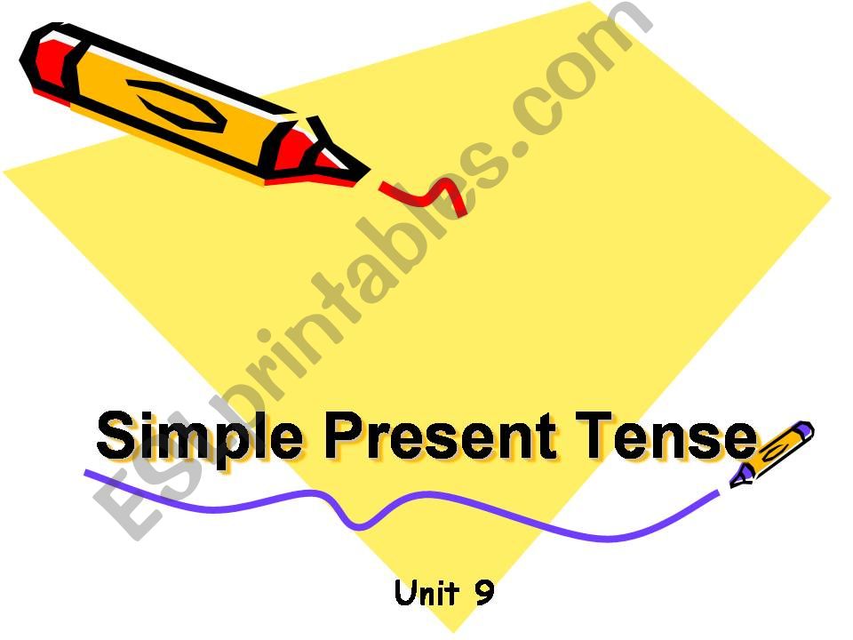 Simple present tense powerpoint