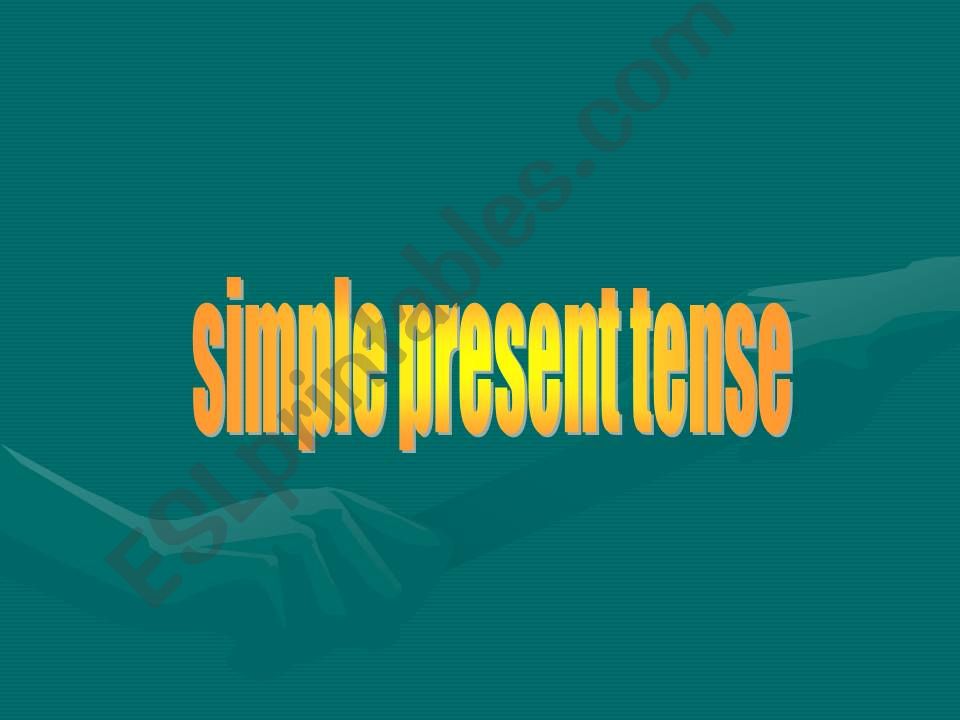 simple present powerpoint