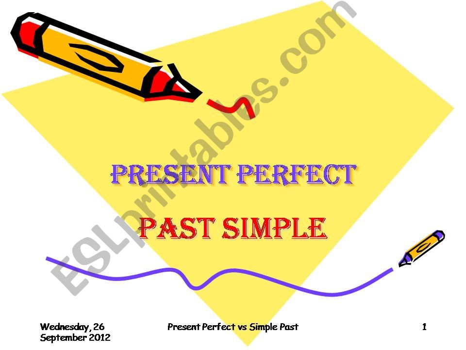 Present perfect vs simple past