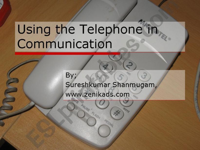 Telephone conversations 1/5 powerpoint