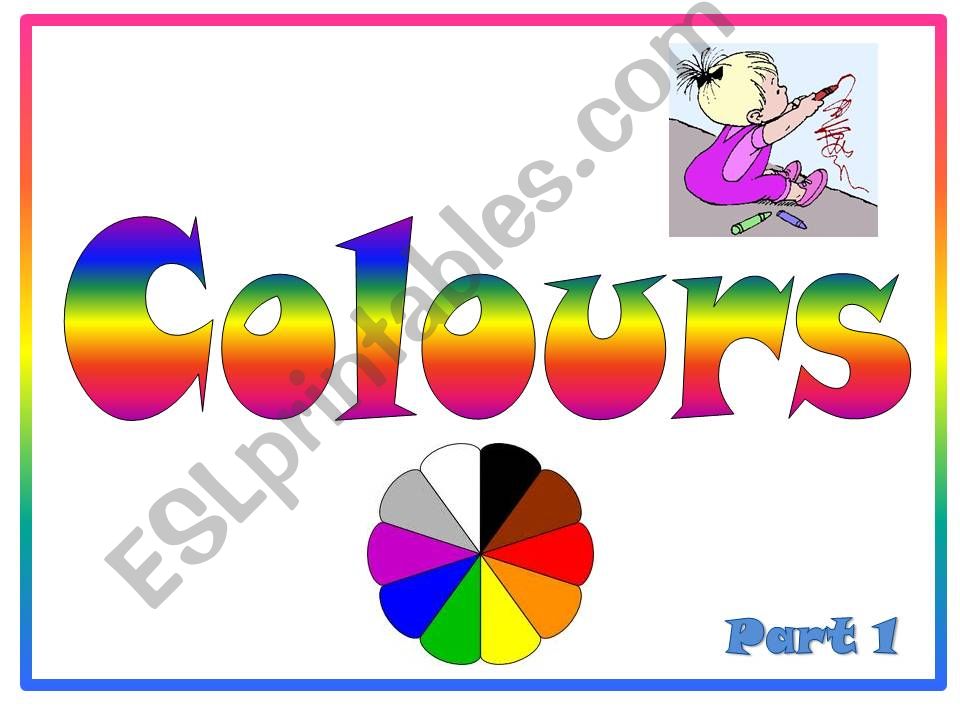 Colours Part 1 powerpoint