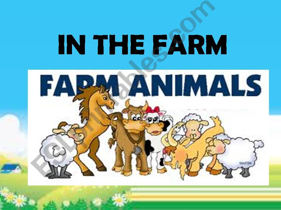 Farm Animals powerpoint