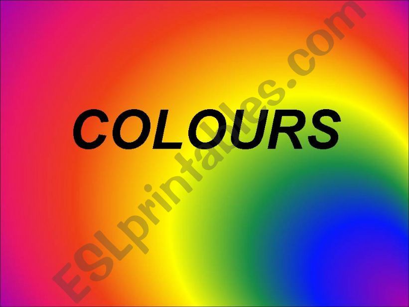 Colours powerpoint