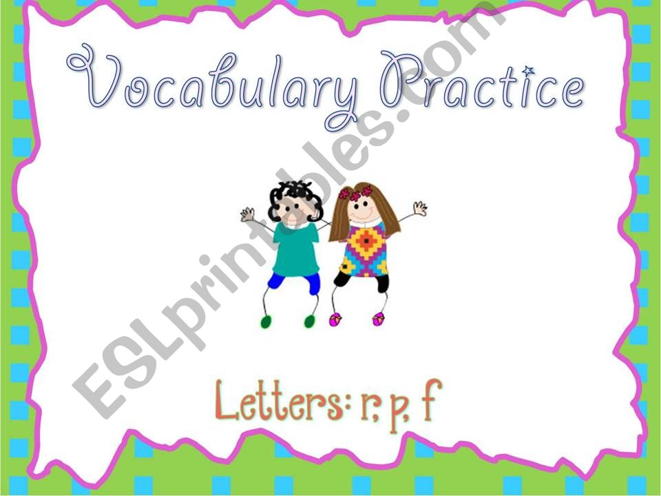a smart board activity - practicing vocabulary