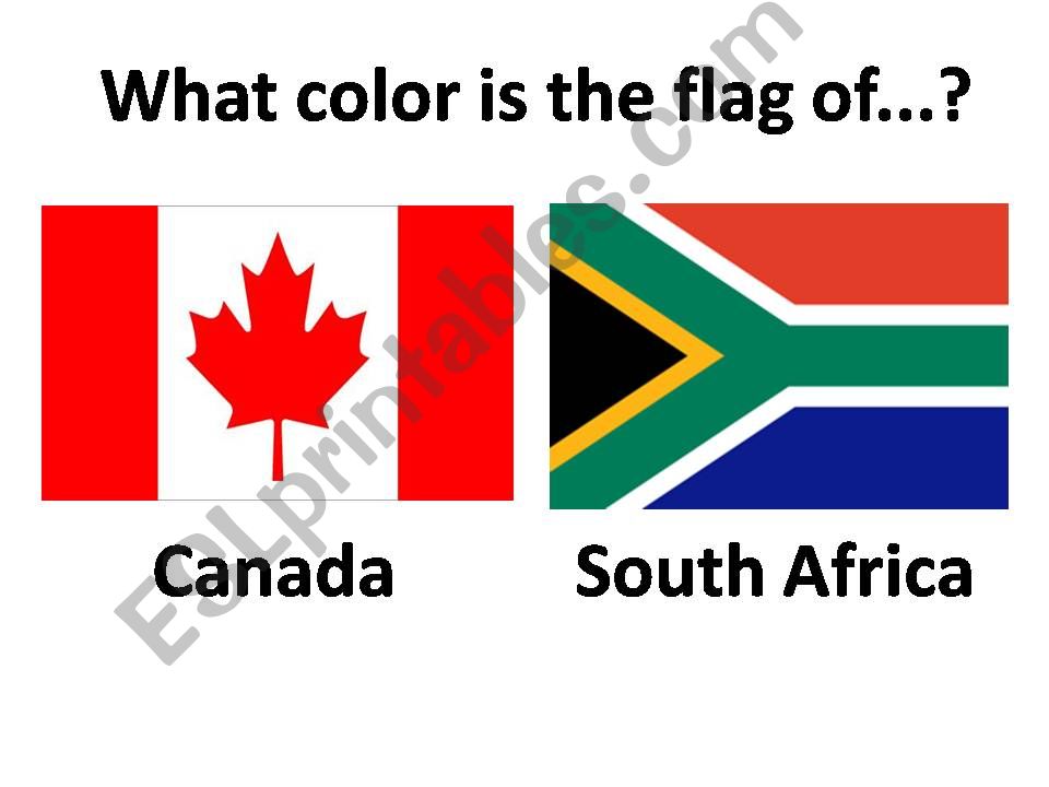 Countries and Nationalities - Oral Activity