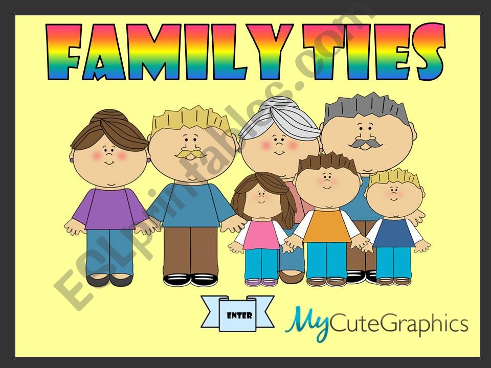 FAMILY TIES - GAME powerpoint