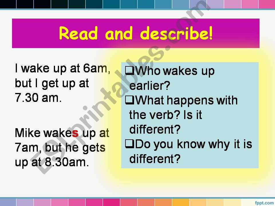 Simple Present_routines_part2 powerpoint
