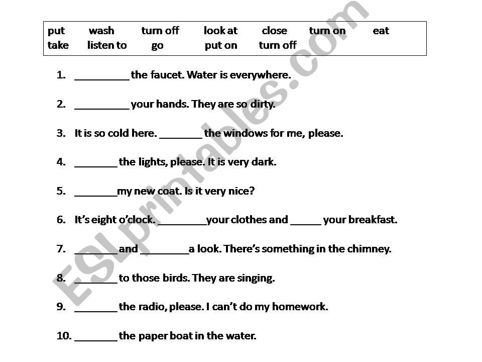 Verb activity and possessives powerpoint