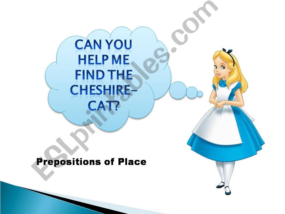 Prepositions of Place powerpoint