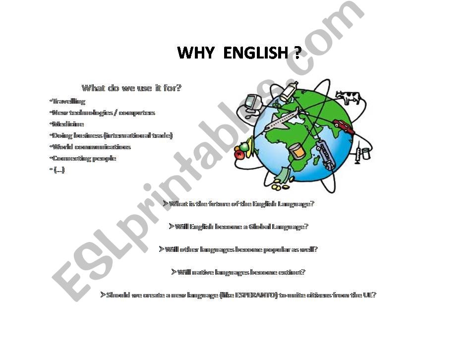 Why English? powerpoint