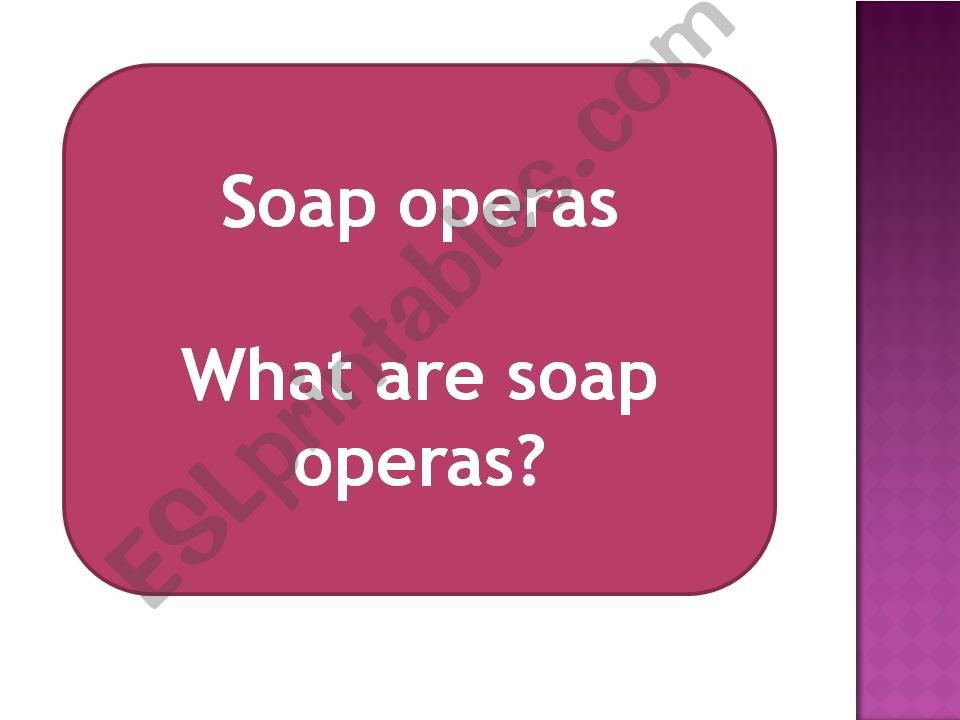 soap operas powerpoint