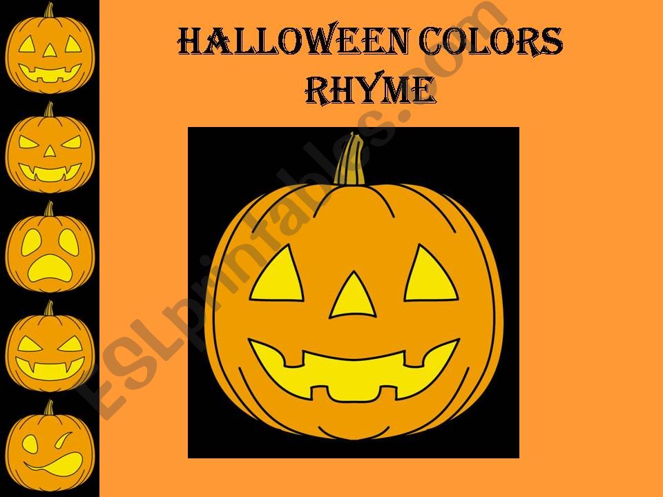 halloween chant powerpoint