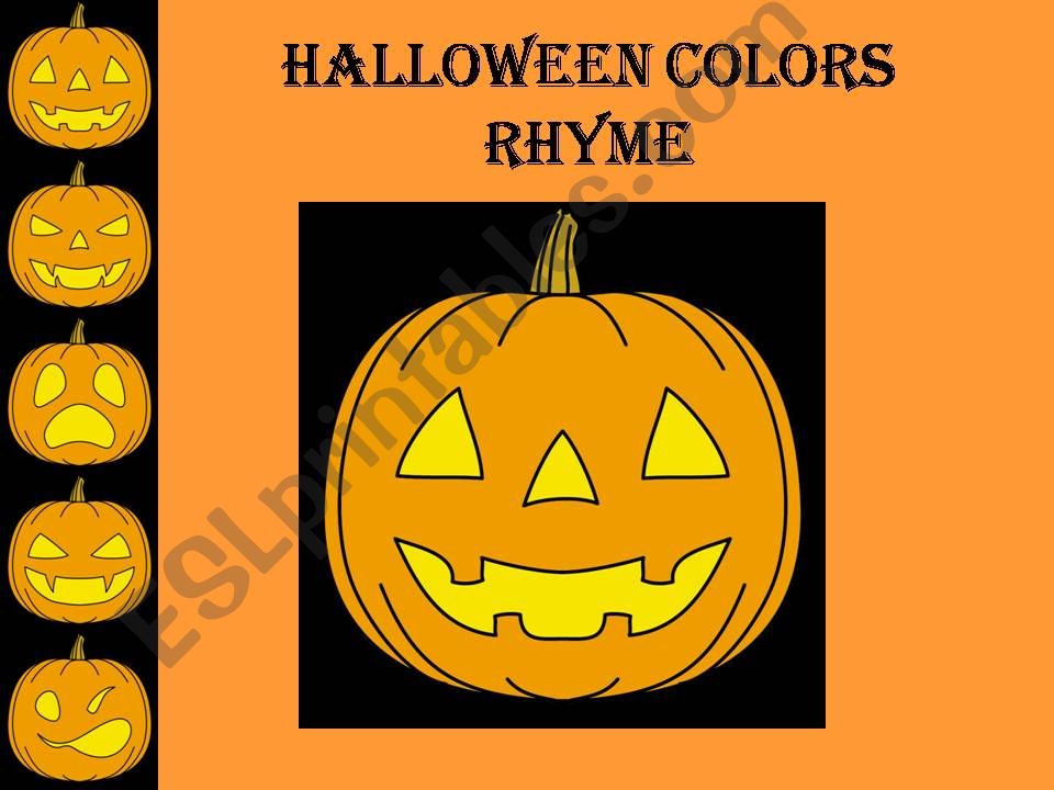 halloween chant powerpoint