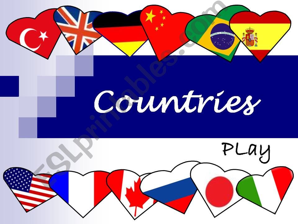 COUNTRIES GAME powerpoint