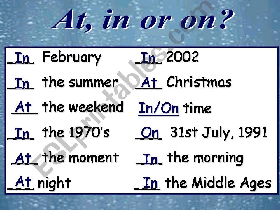 Prepositions powerpoint