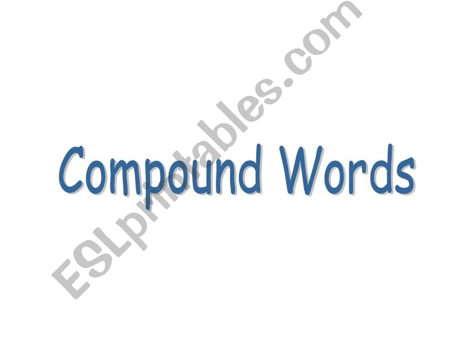 Compound Words powerpoint