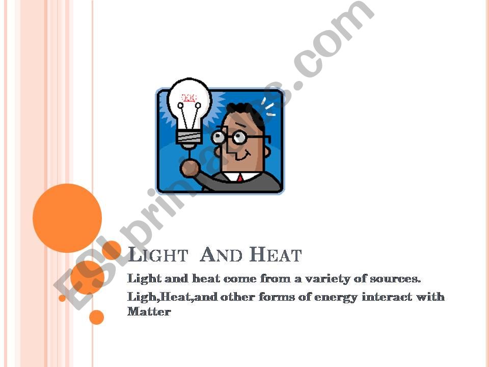 Light and Heat powerpoint