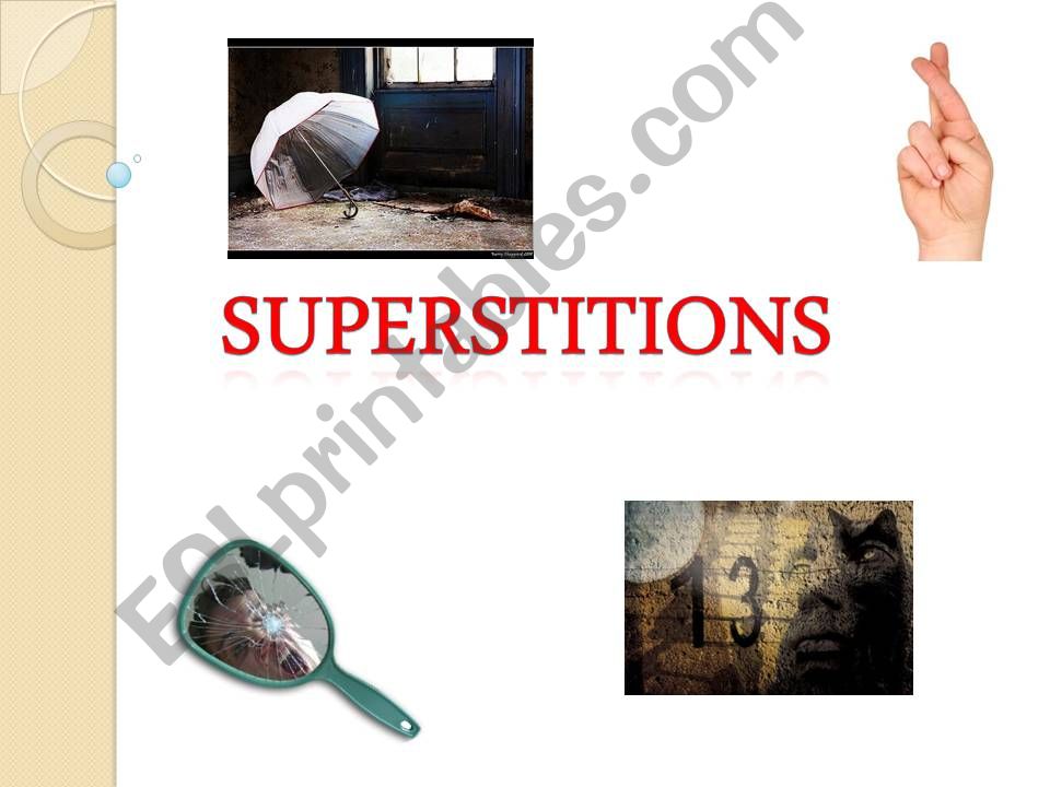 Superstitions 1st conditional powerpoint