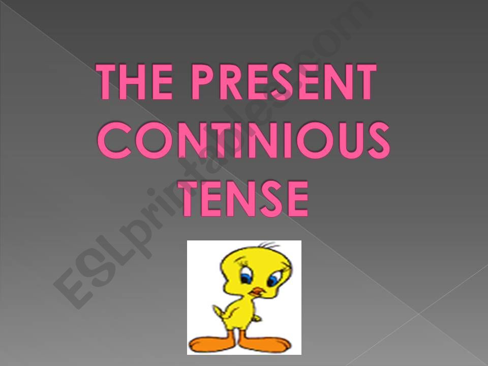 present continuous tense powerpoint