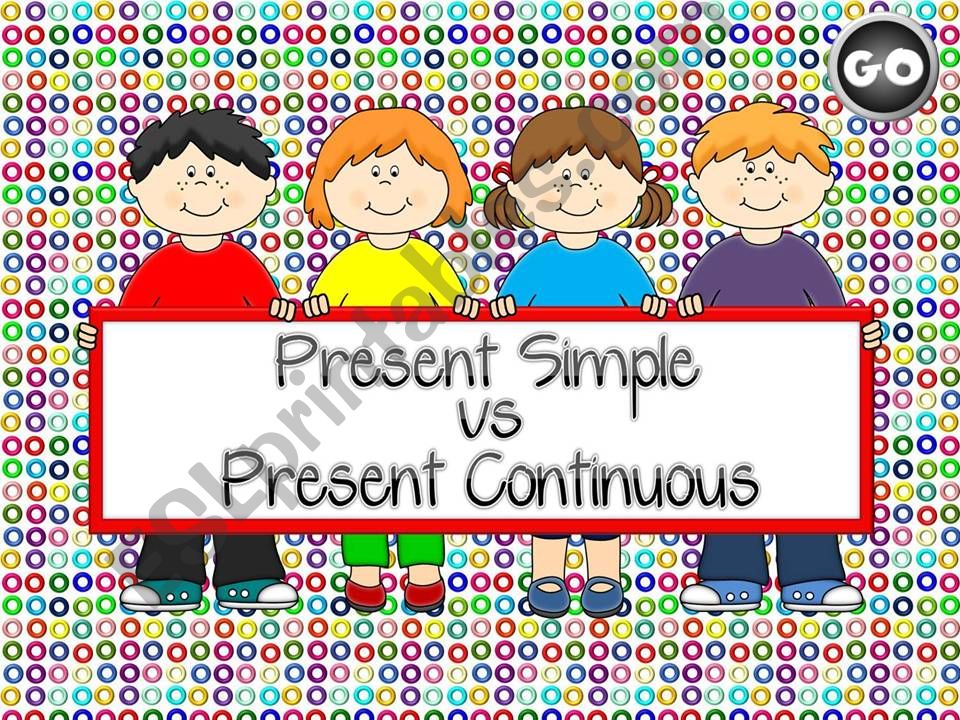 Present Simple vs Present Continuous - game (1)