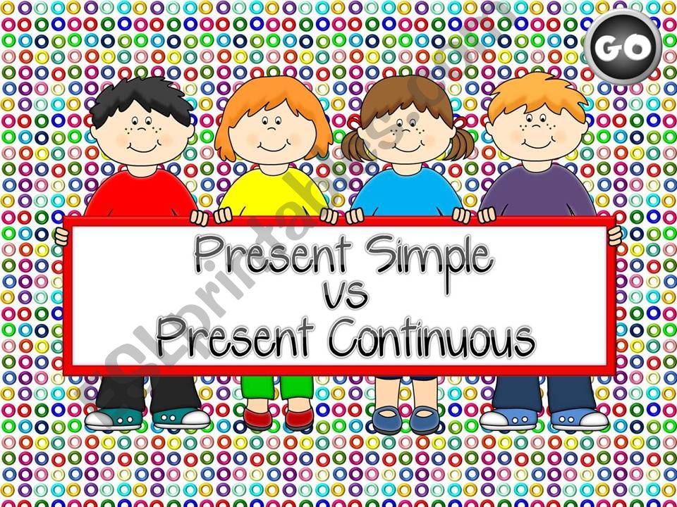 Present Simple vs Present Continuous - game (1)