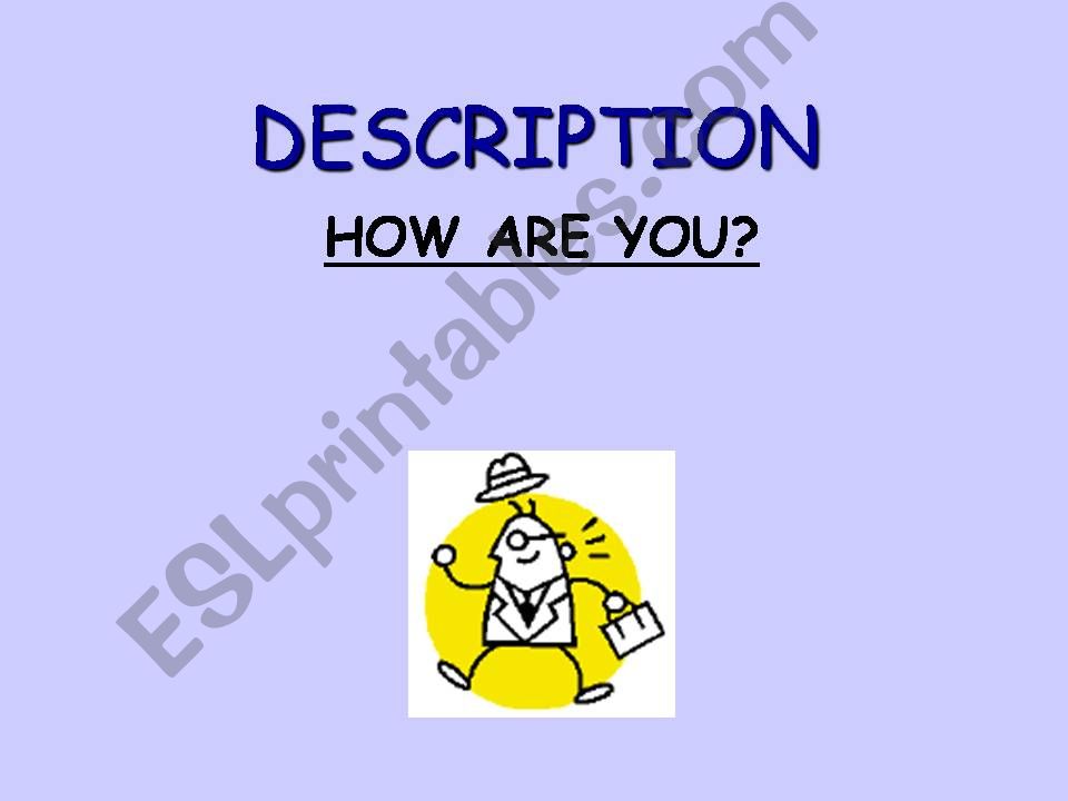 Personnality powerpoint