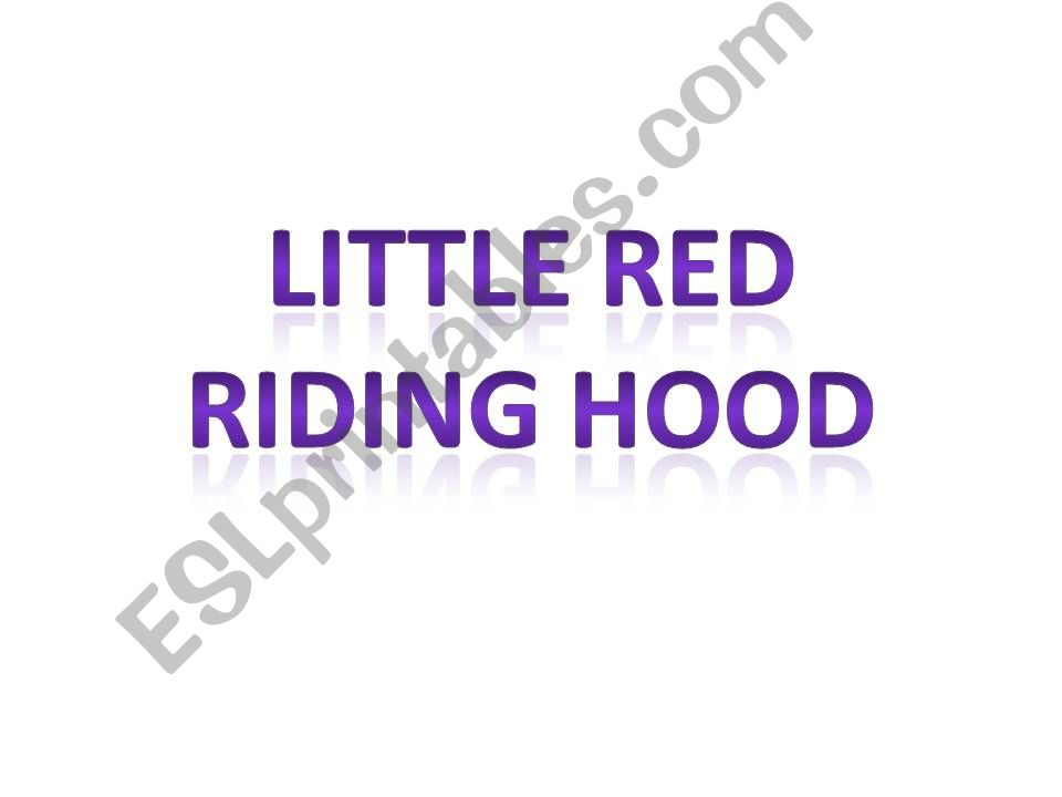 Little Red Riding Hood powerpoint