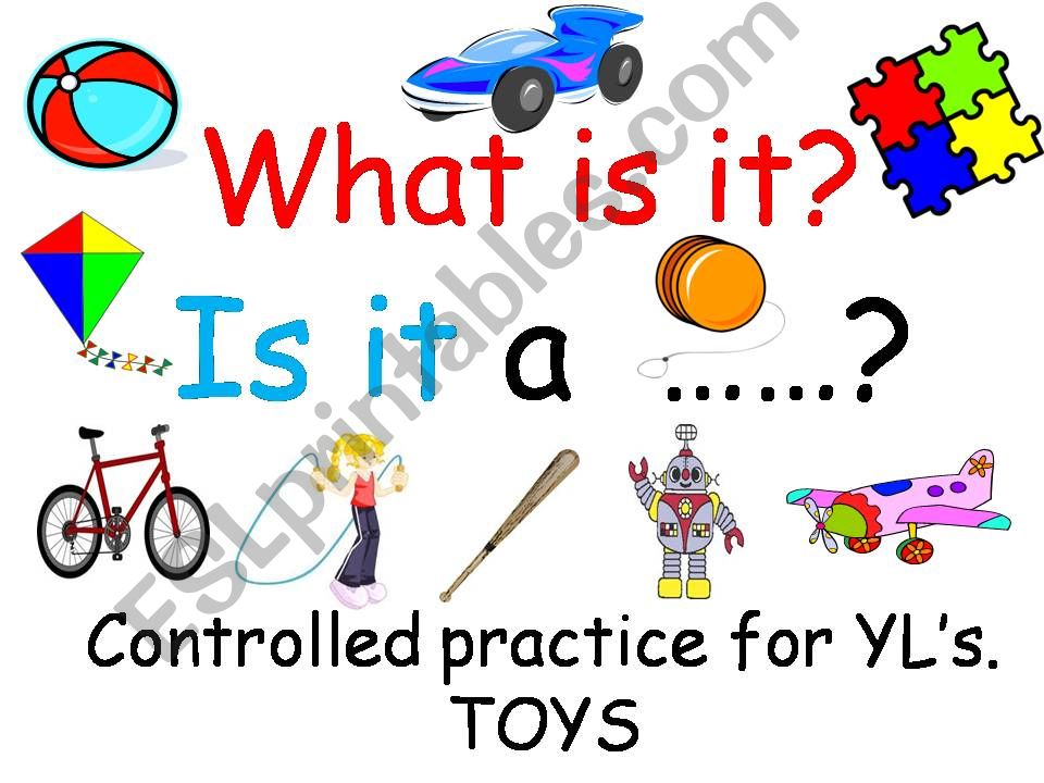 TOYS controlled practice for young learners