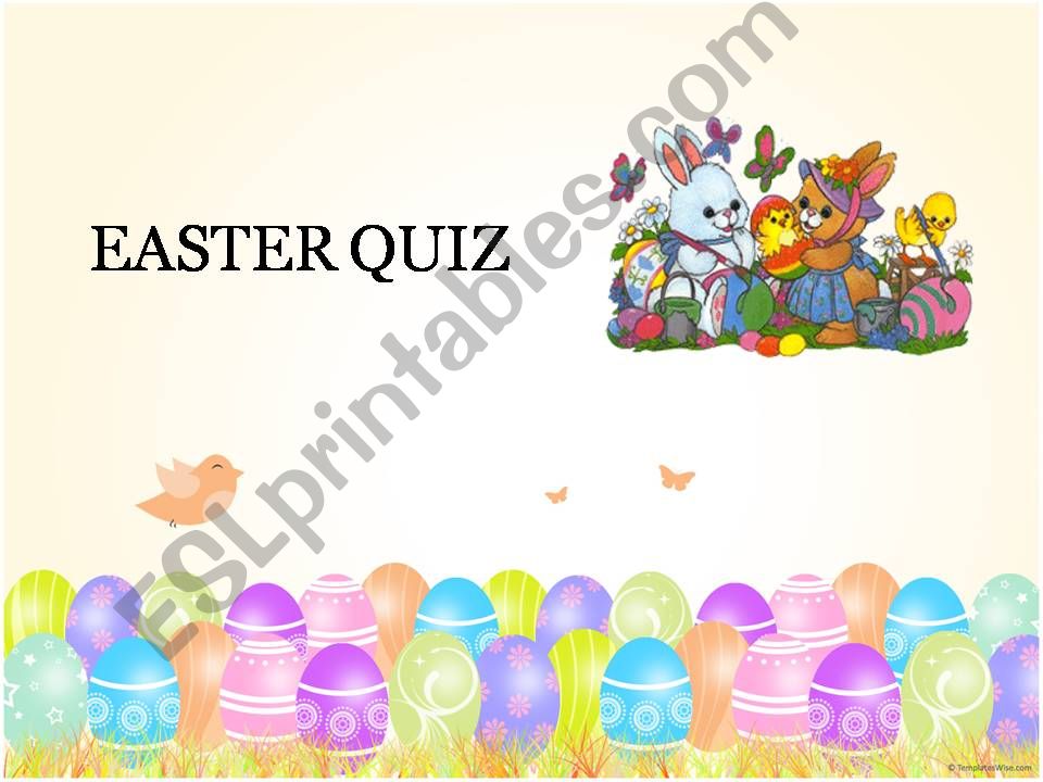 Easter quiz powerpoint