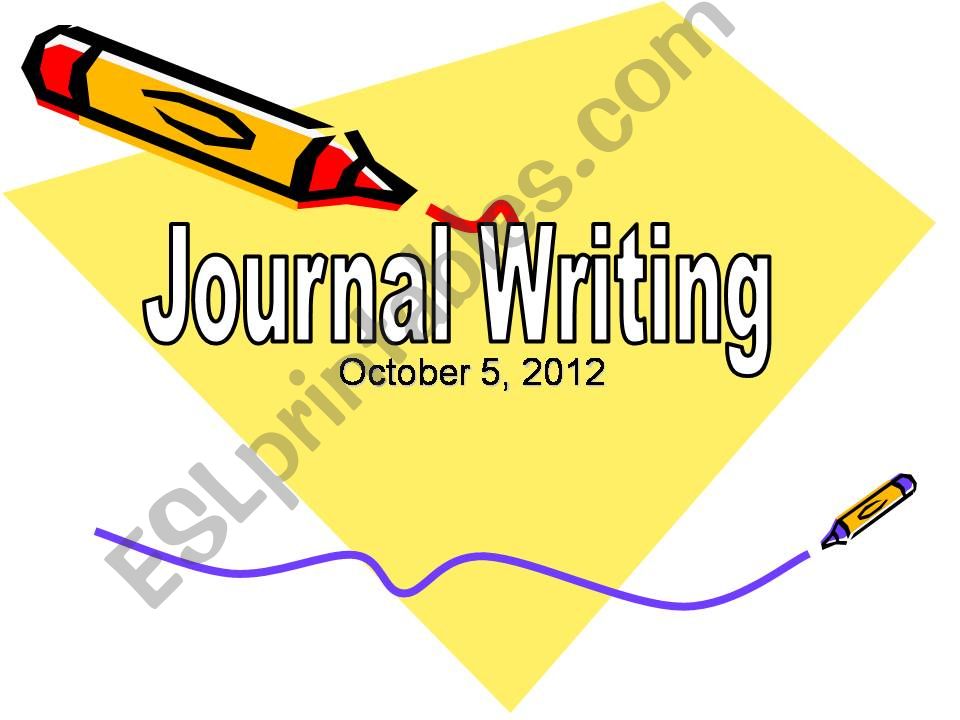 Journal Writing Workshop powerpoint