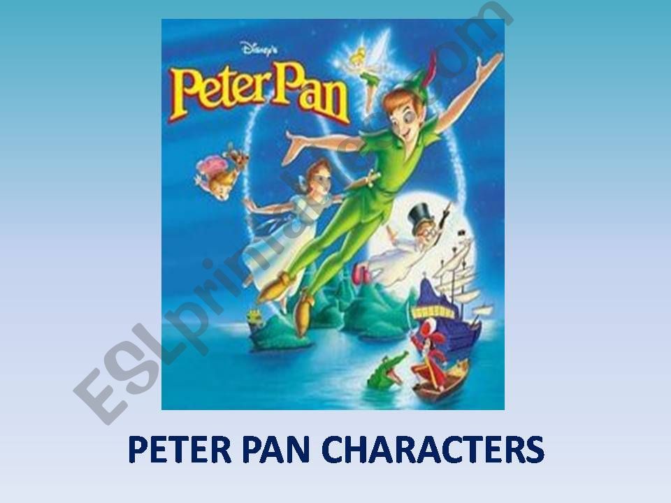 PETER PANS CHARACTERS - PHYSICAL DESCRIPTION
