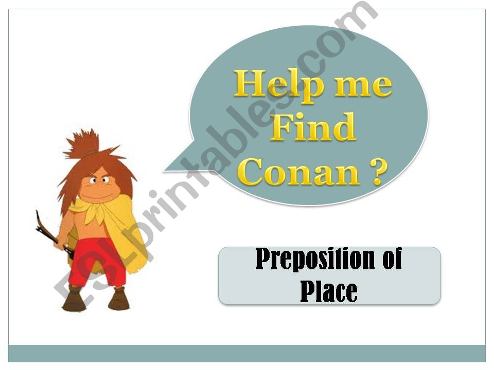 prepositions of place powerpoint