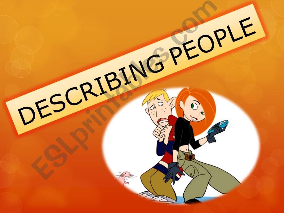 Describing people powerpoint