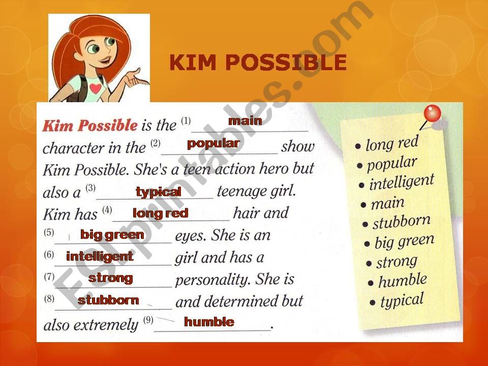 Describing people powerpoint