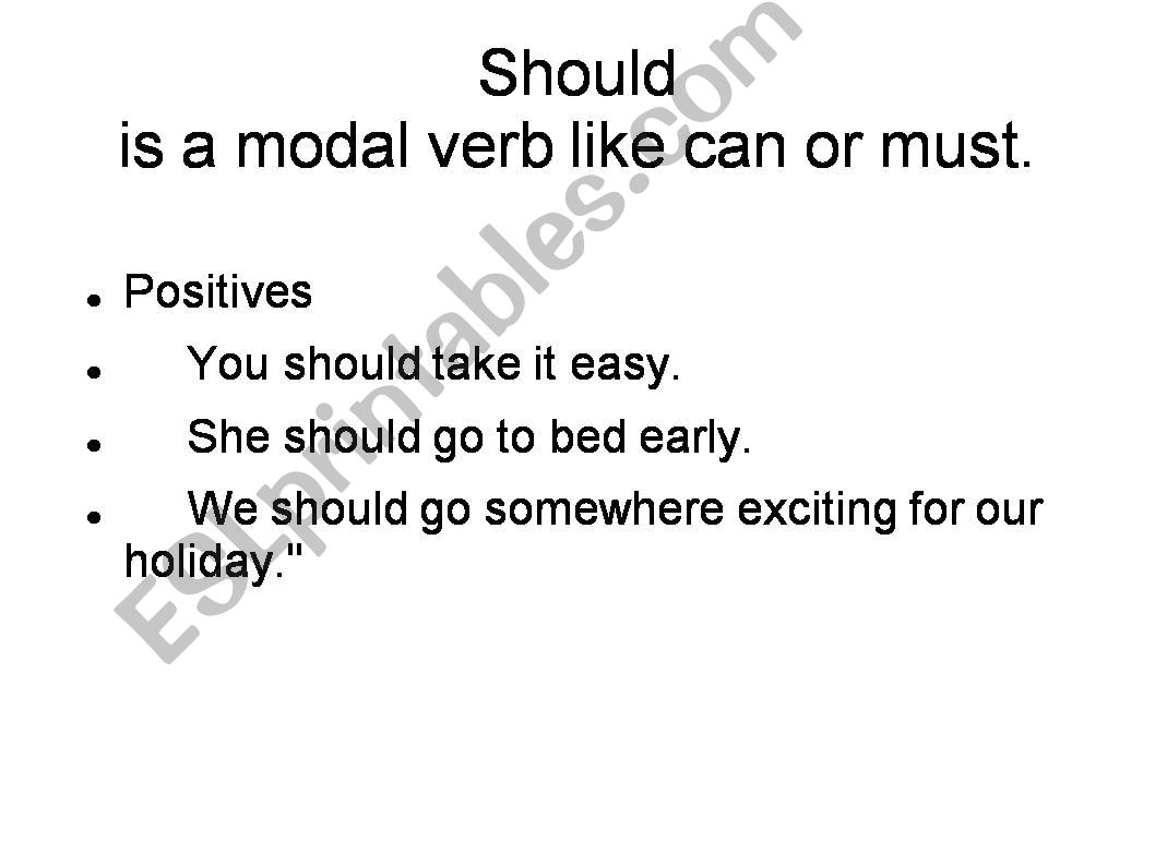 Should / Shouldnt powerpoint